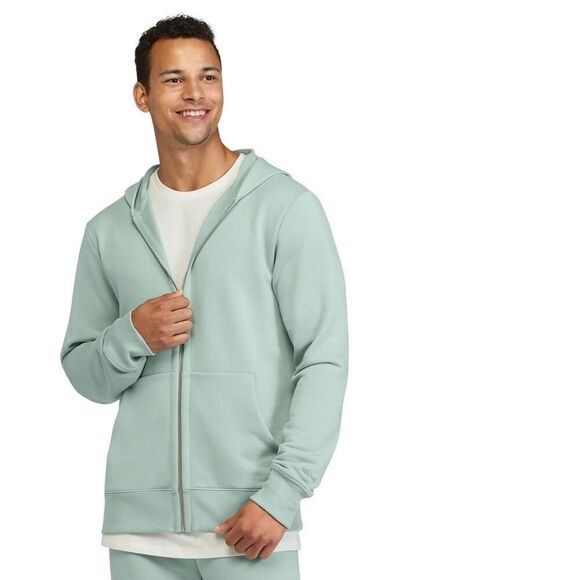Allbirds Hoodie Mens XL Sweatshirt Bark Gray Green Anytime Full Zip Casual NWT - Picture 3 of 8